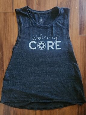 Club Pilates Graphic Tank Top - Workin' on My Core